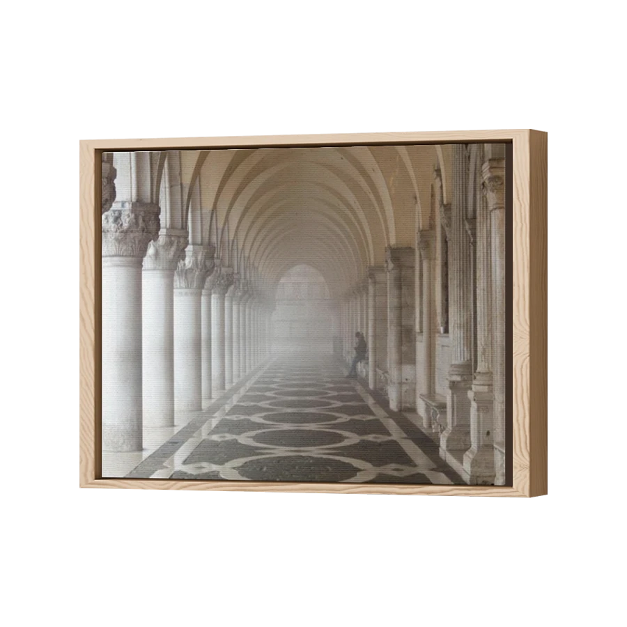 Thumbnail for Canvas - Wood Grain Floating Frame