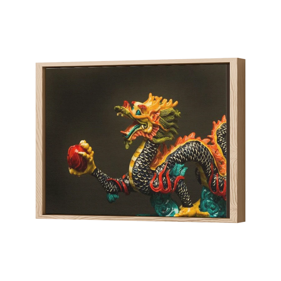 Thumbnail for Canvas - Wood Grain Floating Frame