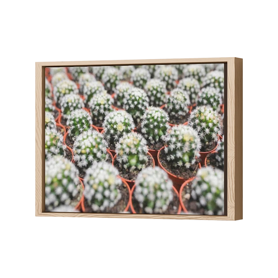 Thumbnail for Canvas - Wood Grain Floating Frame