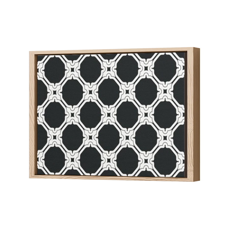 Thumbnail for Canvas - Wood Grain Floating Frame