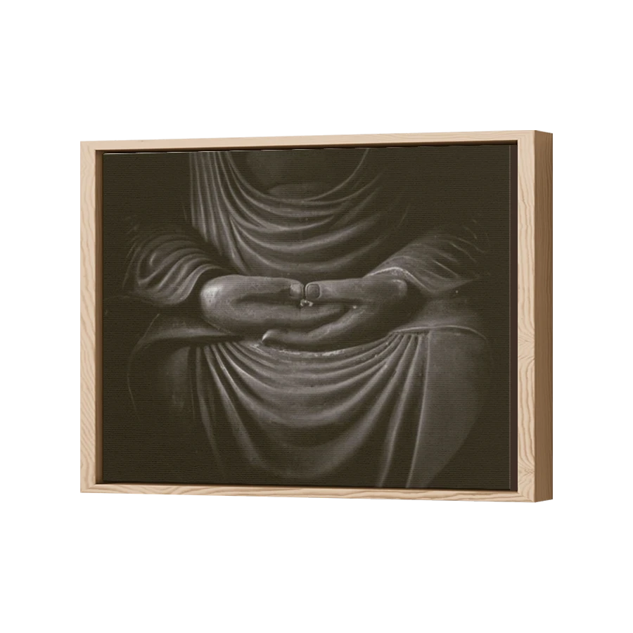 Thumbnail for Canvas - Wood Grain Floating Frame