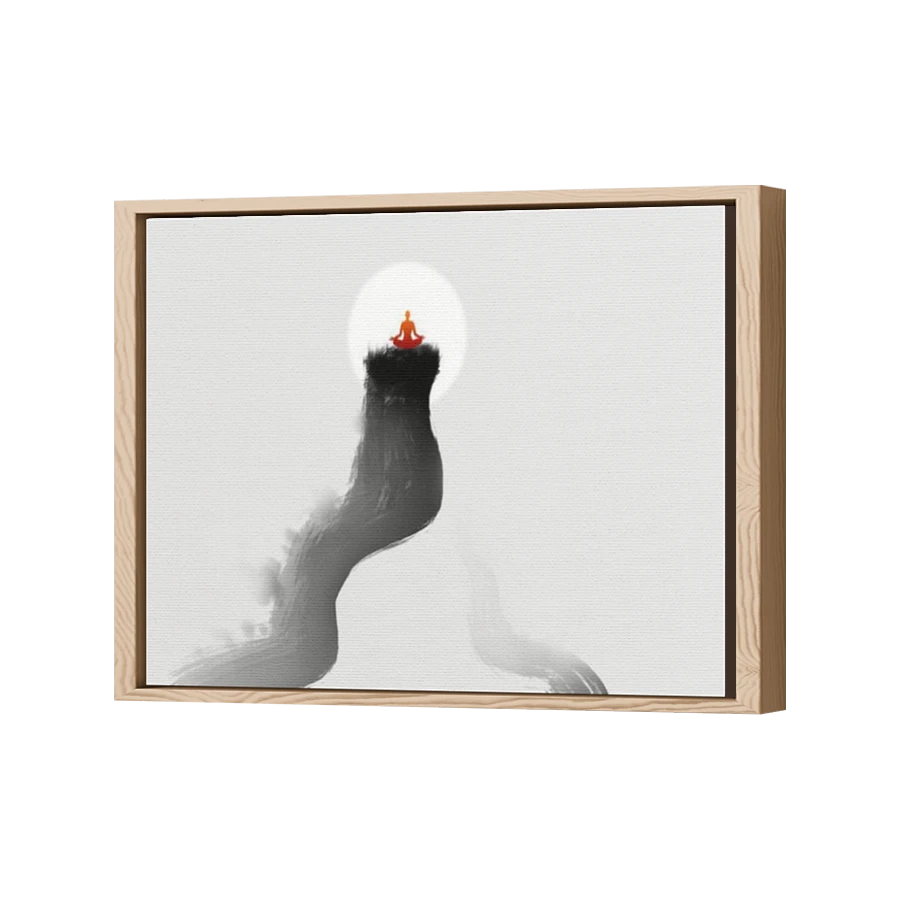 Thumbnail for Canvas - Wood Grain Floating Frame