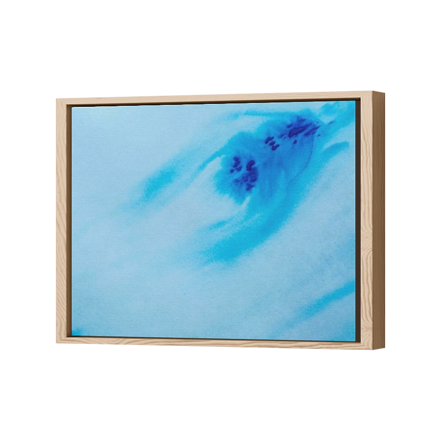 Thumbnail for Canvas - Wood Grain Floating Frame