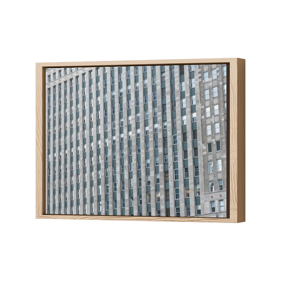 Thumbnail for Canvas - Wood Grain Floating Frame