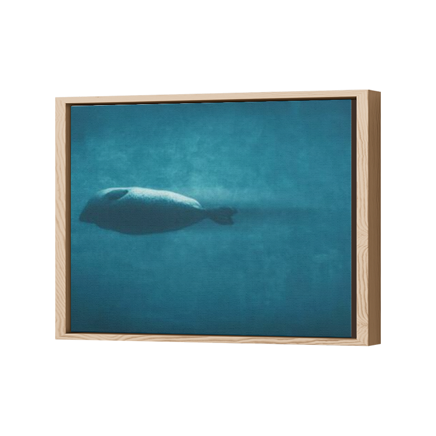 Thumbnail for Canvas - Wood Grain Floating Frame