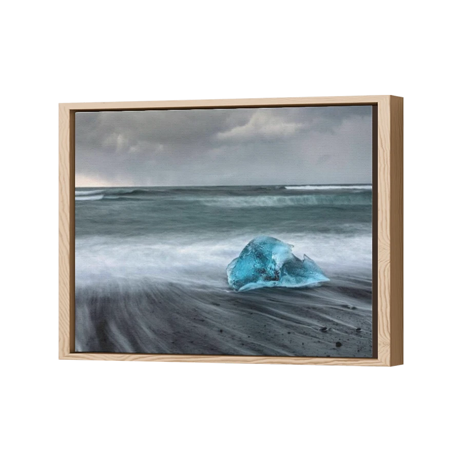 Thumbnail for Canvas - Wood Grain Floating Frame