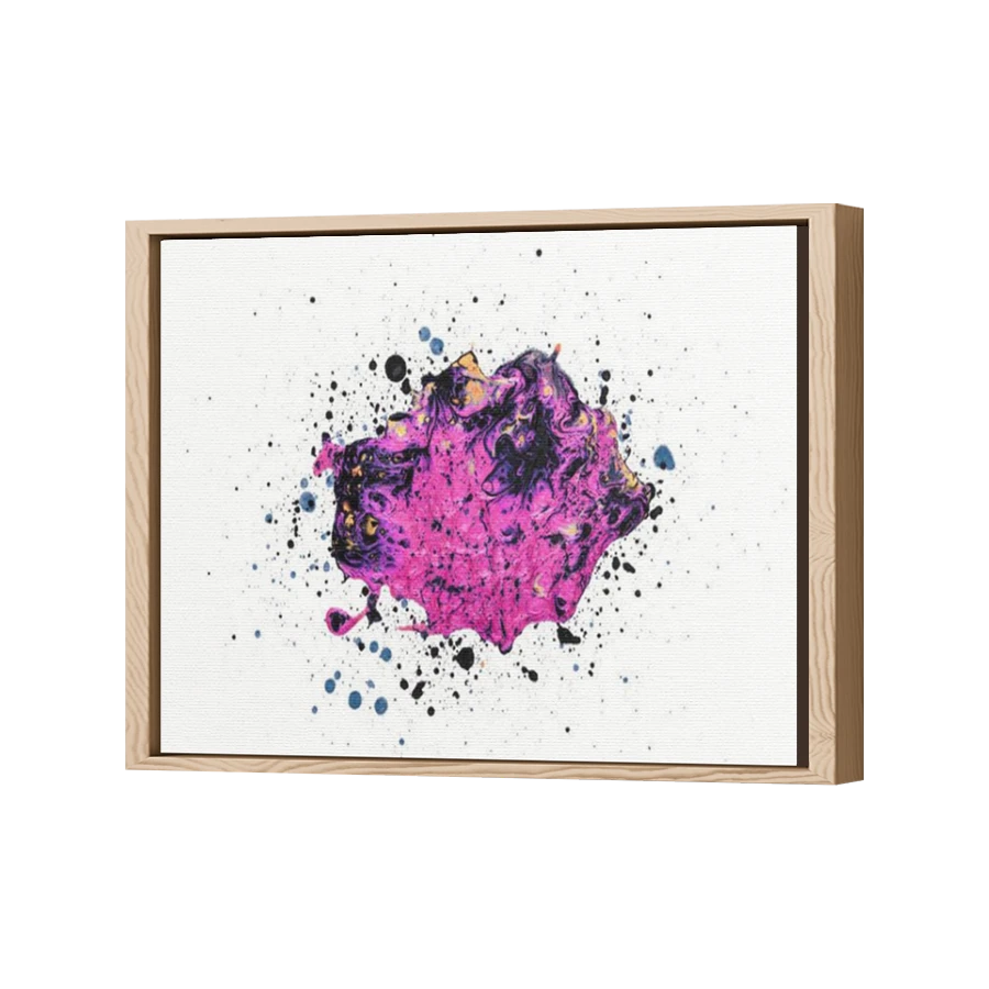 Thumbnail for Canvas - Wood Grain Floating Frame