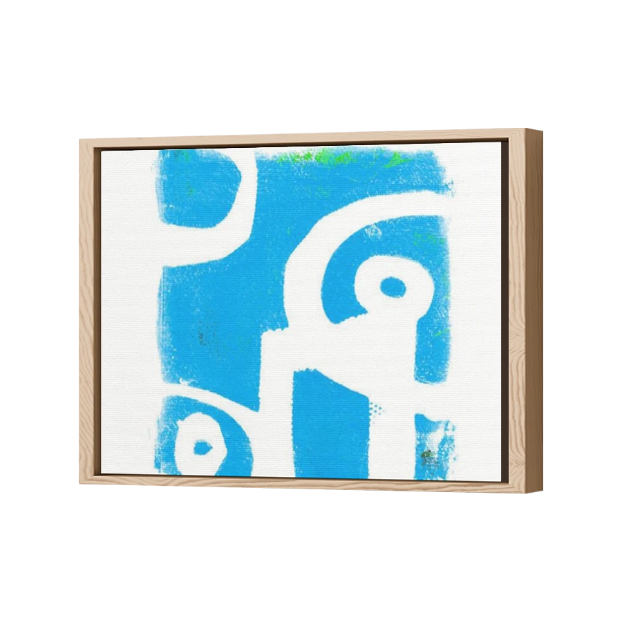 Thumbnail for Canvas - Wood Grain Floating Frame