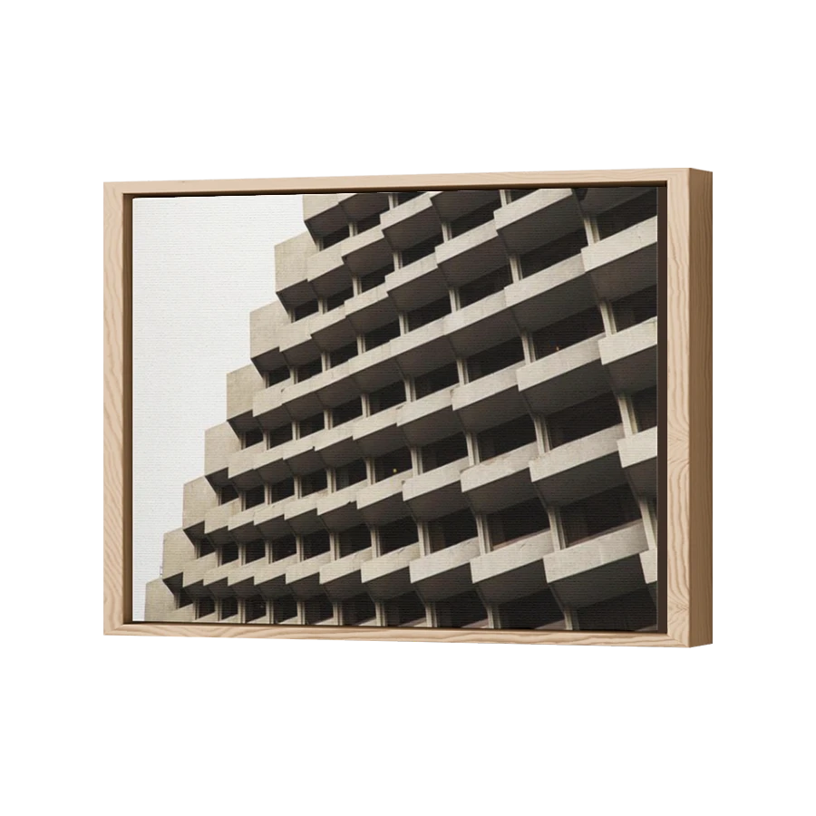 Thumbnail for Canvas - Wood Grain Floating Frame