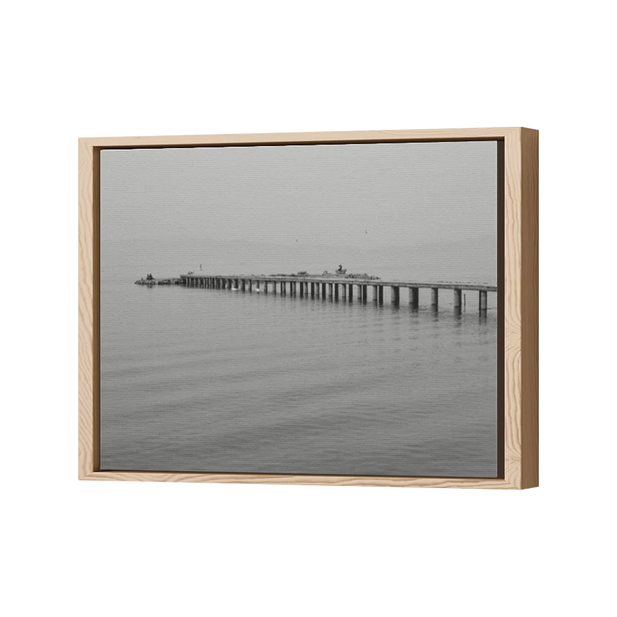 Thumbnail for Canvas - Wood Grain Floating Frame
