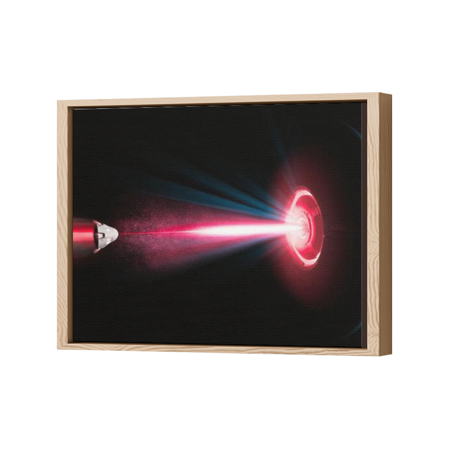 Thumbnail for Canvas - Wood Grain Floating Frame