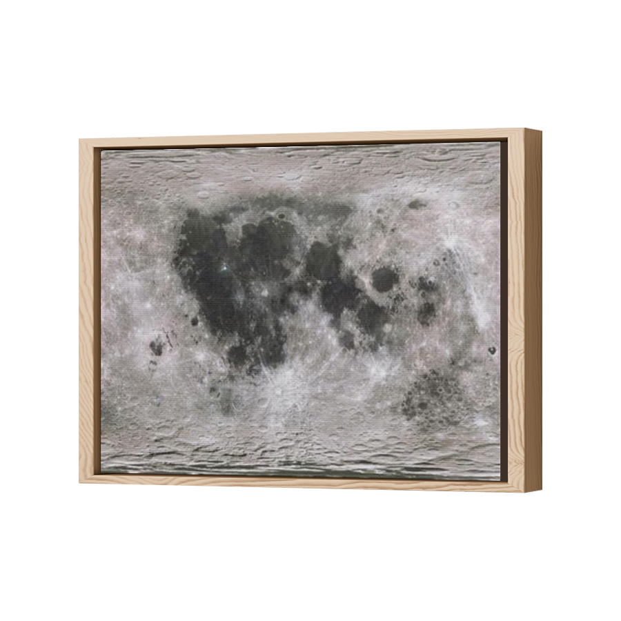 Thumbnail for Canvas - Wood Grain Floating Frame