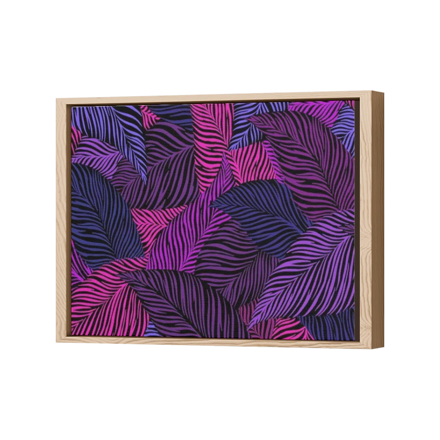 Thumbnail for Canvas - Wood Grain Floating Frame