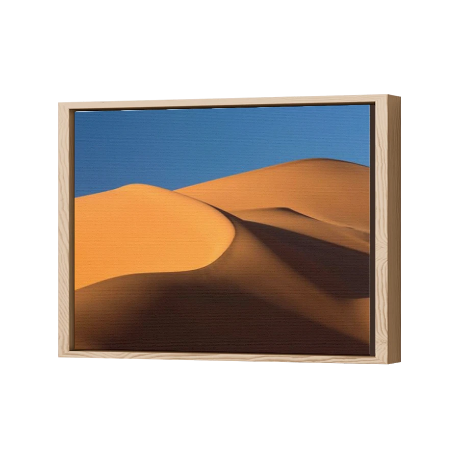 Thumbnail for Canvas - Wood Grain Floating Frame