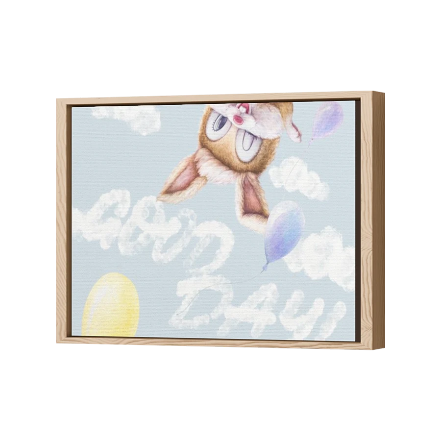 Thumbnail for Canvas - Wood Grain Floating Frame