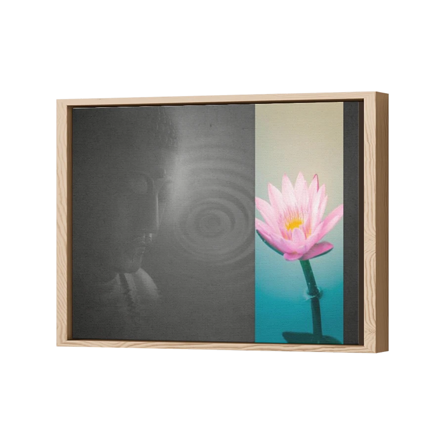 Thumbnail for Canvas - Wood Grain Floating Frame