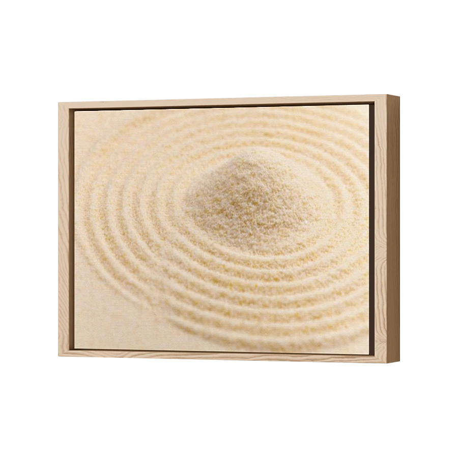 Thumbnail for Canvas - Wood Grain Floating Frame