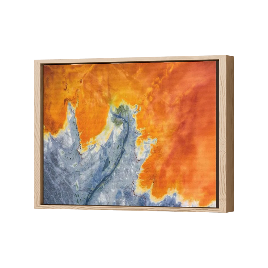 Thumbnail for Canvas - Wood Grain Floating Frame