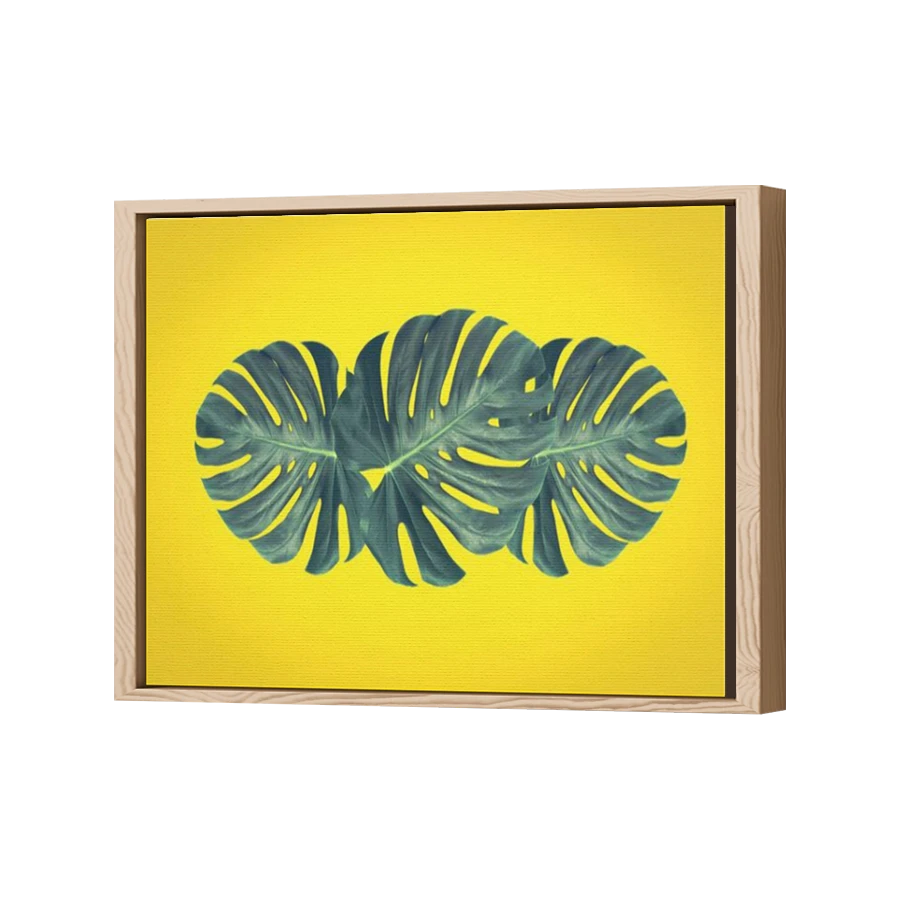 Thumbnail for Canvas - Wood Grain Floating Frame