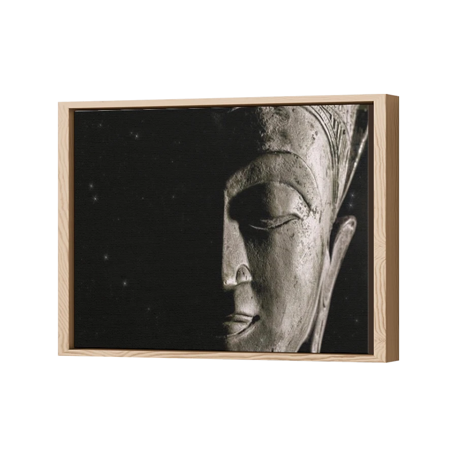 Thumbnail for Canvas - Wood Grain Floating Frame