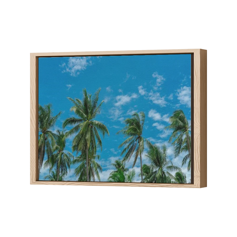 Thumbnail for Canvas - Wood Grain Floating Frame