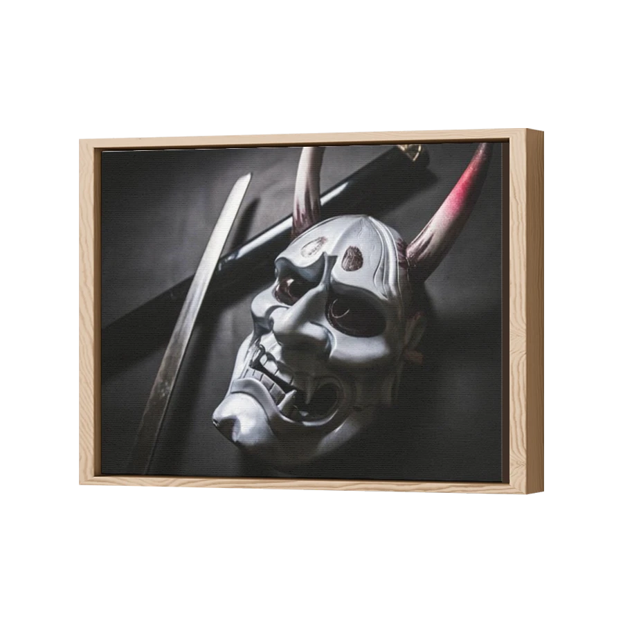 Thumbnail for Canvas - Wood Grain Floating Frame