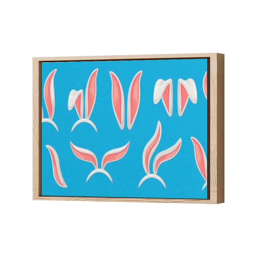 Thumbnail for Canvas - Wood Grain Floating Frame