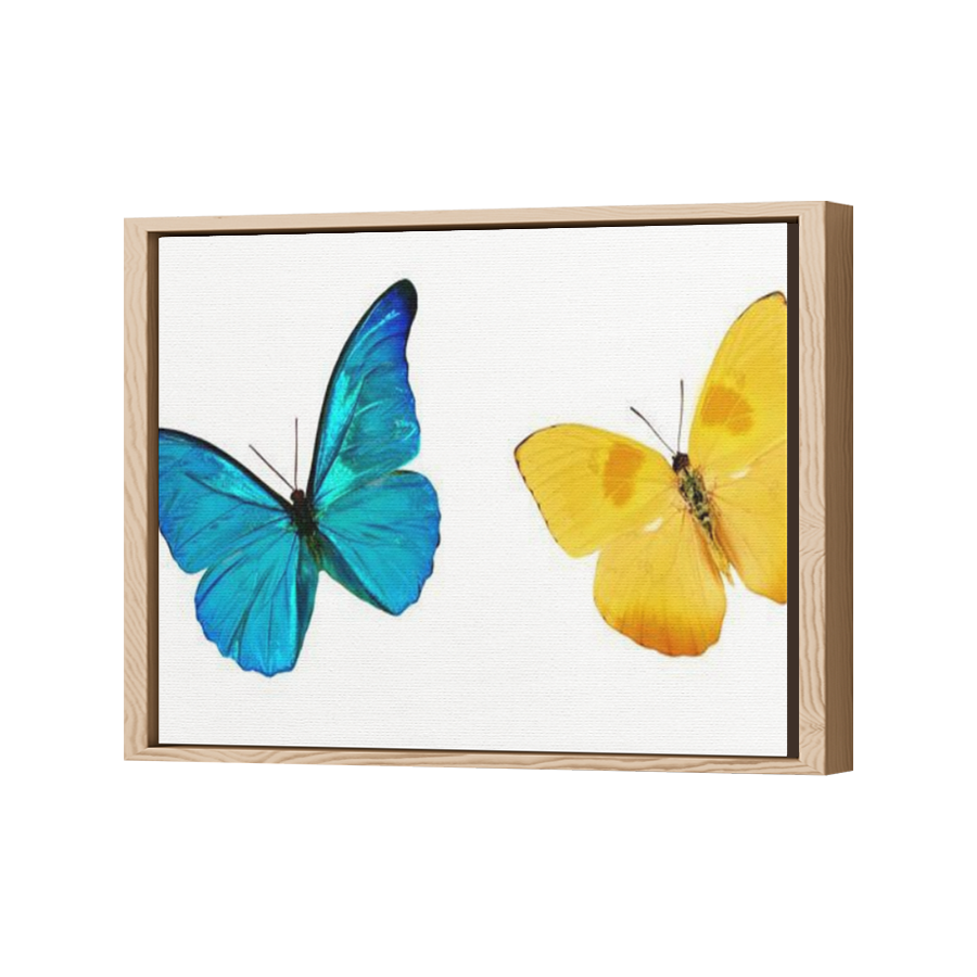 Thumbnail for Canvas - Wood Grain Floating Frame