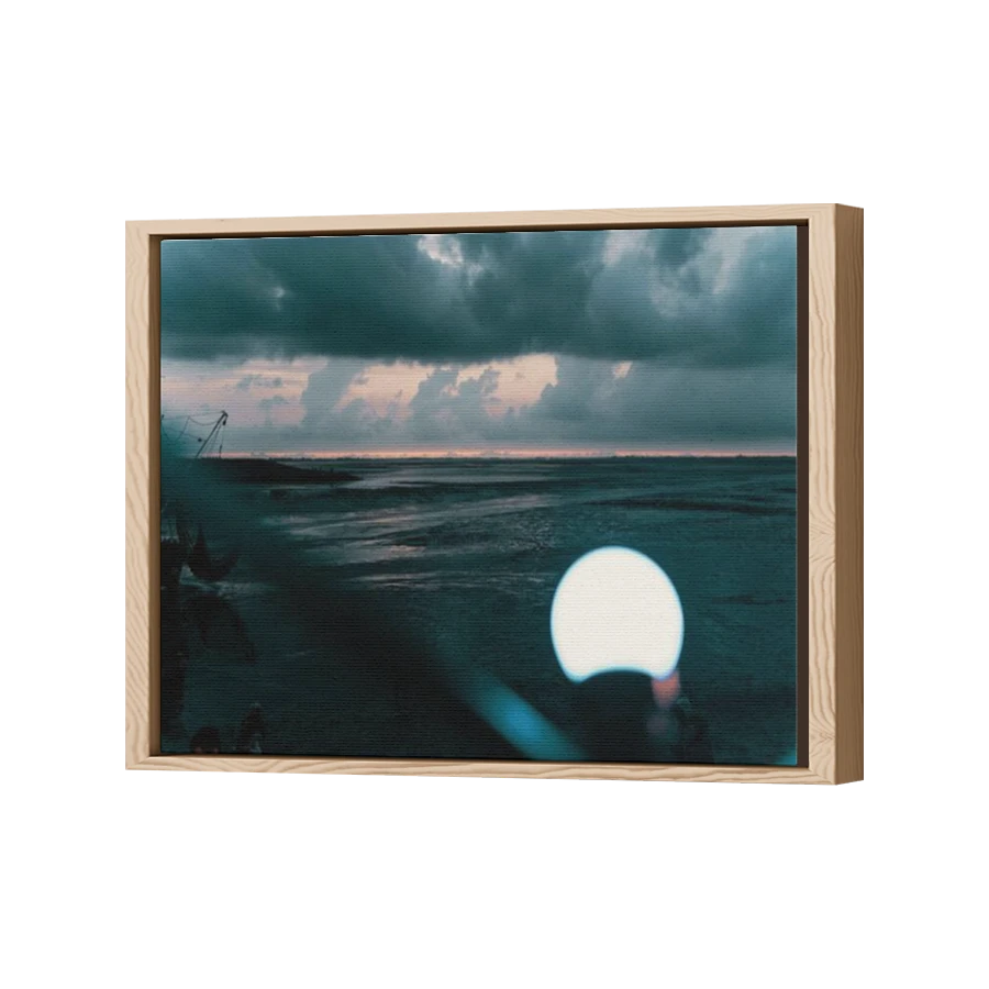 Thumbnail for Canvas - Wood Grain Floating Frame