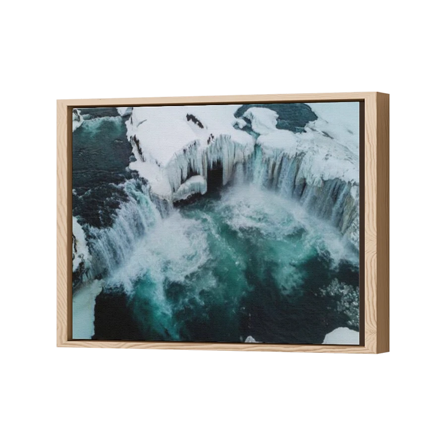 Thumbnail for Canvas - Wood Grain Floating Frame