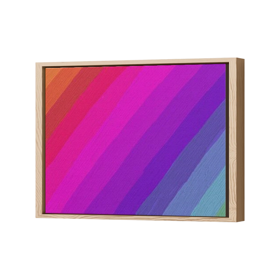 Thumbnail for Canvas - Wood Grain Floating Frame