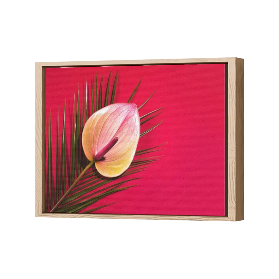 Thumbnail for Canvas - Wood Grain Floating Frame