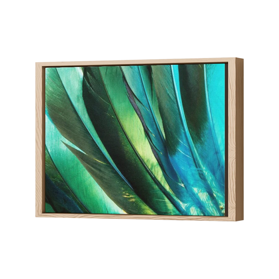 Thumbnail for Canvas - Wood Grain Floating Frame
