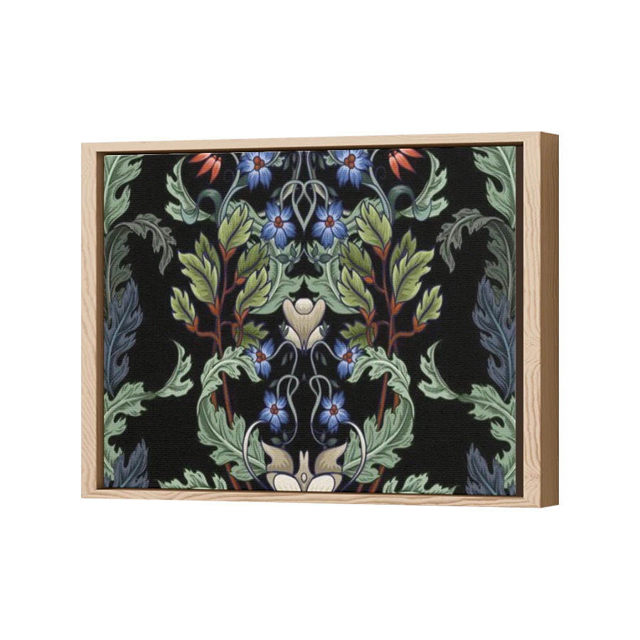 Thumbnail for Canvas - Wood Grain Floating Frame