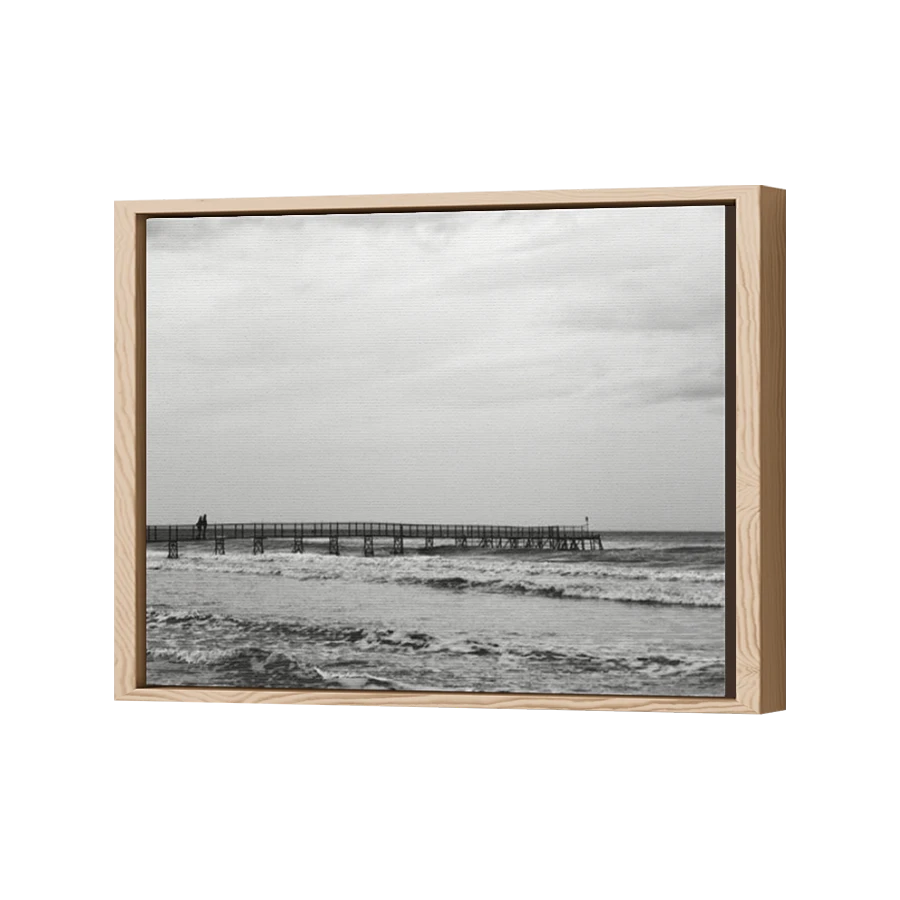 Thumbnail for Canvas - Wood Grain Floating Frame
