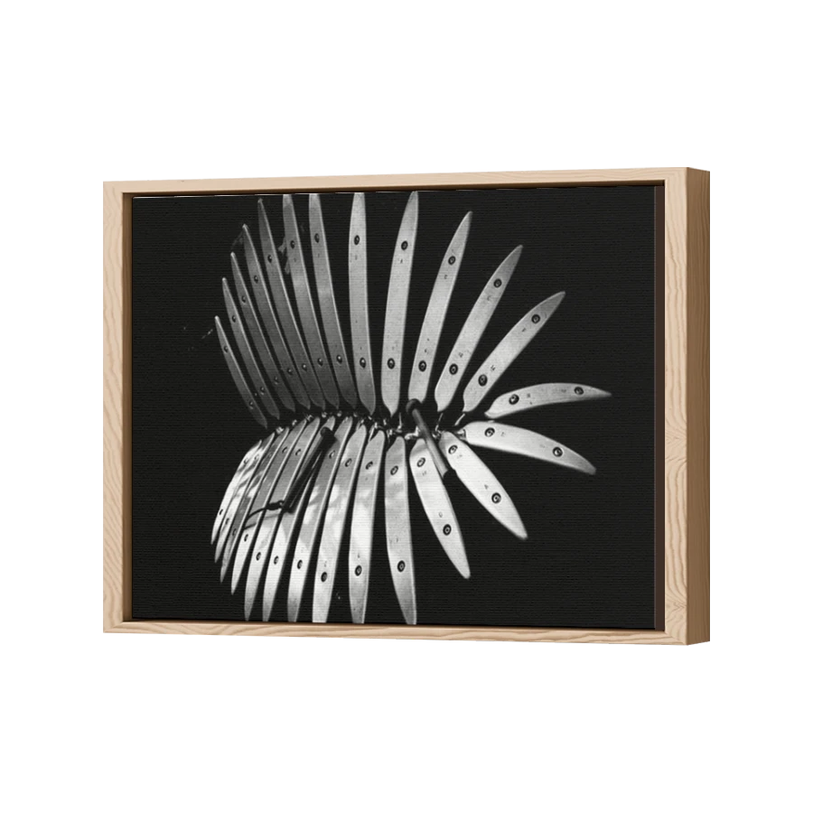 Thumbnail for Canvas - Wood Grain Floating Frame