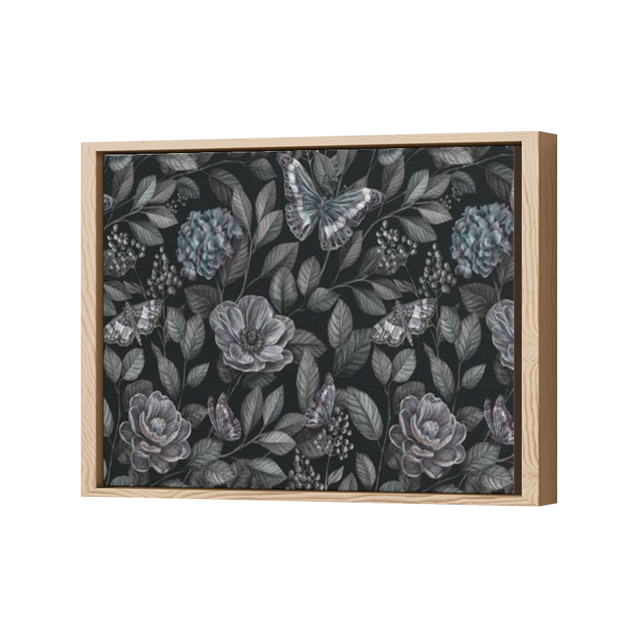Thumbnail for Canvas - Wood Grain Floating Frame