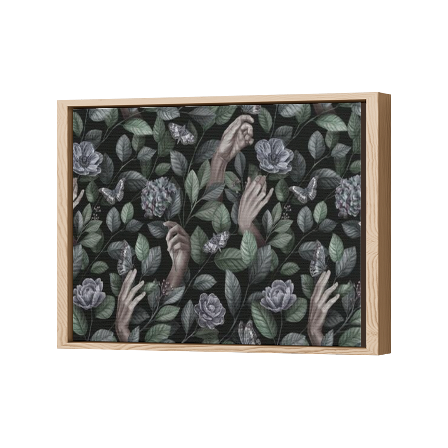 Thumbnail for Canvas - Wood Grain Floating Frame