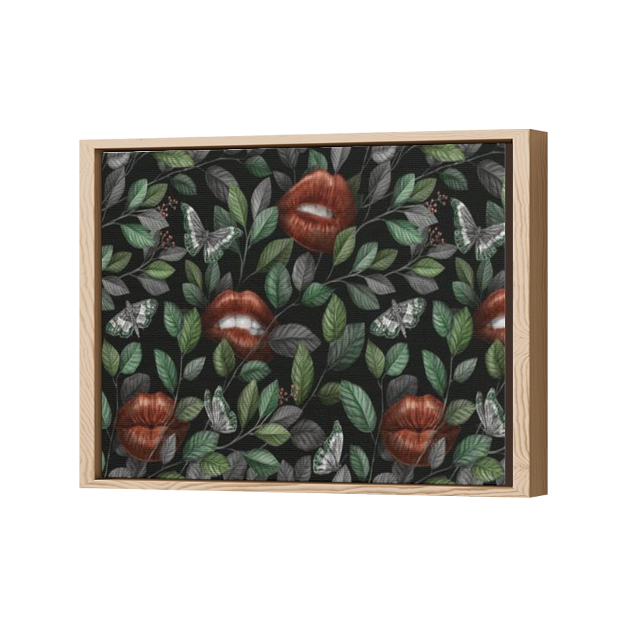 Thumbnail for Canvas - Wood Grain Floating Frame