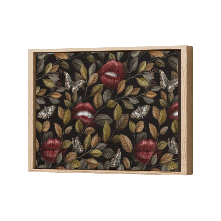 Thumbnail for Canvas - Wood Grain Floating Frame