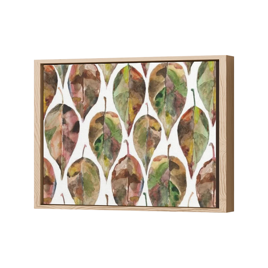 Thumbnail for Canvas - Wood Grain Floating Frame