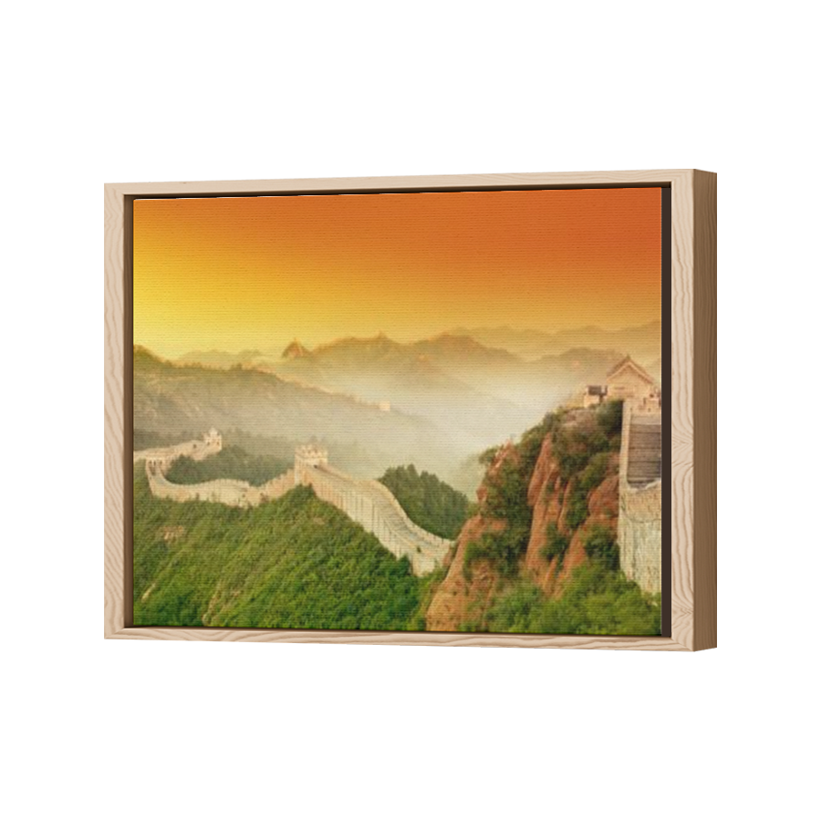 Thumbnail for Canvas - Wood Grain Floating Frame