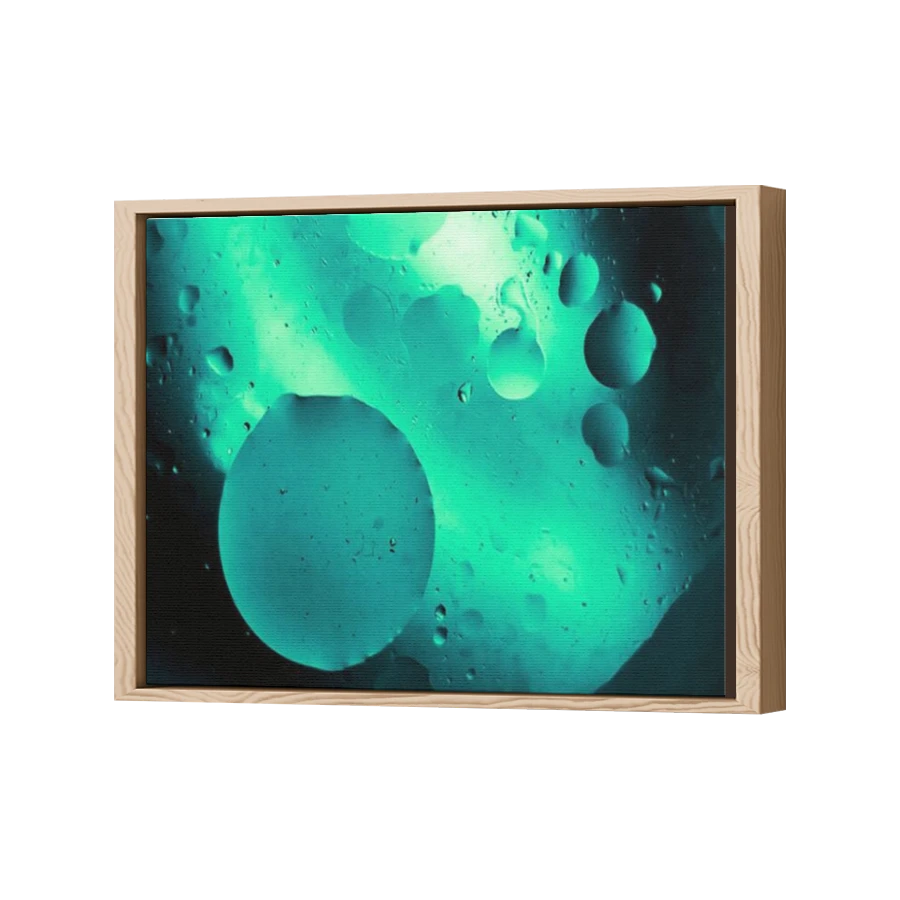 Thumbnail for Canvas - Wood Grain Floating Frame