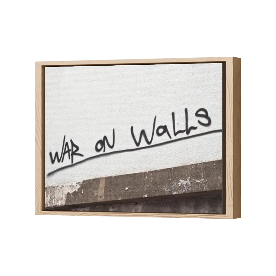Thumbnail for Canvas - Wood Grain Floating Frame