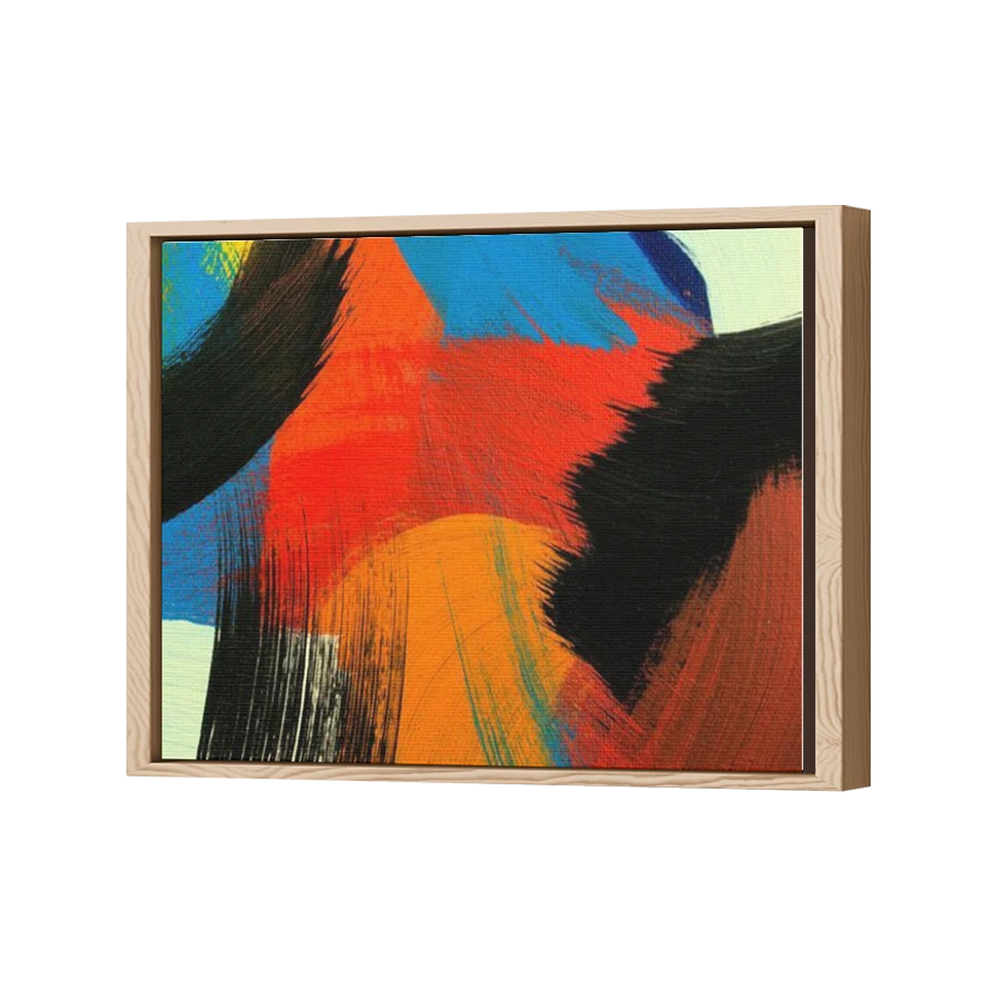 Thumbnail for Canvas - Wood Grain Floating Frame