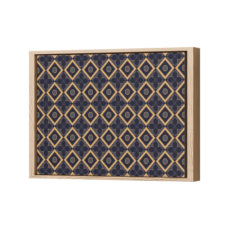 Thumbnail for Canvas - Wood Grain Floating Frame