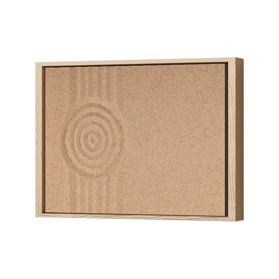 Thumbnail for Canvas - Wood Grain Floating Frame