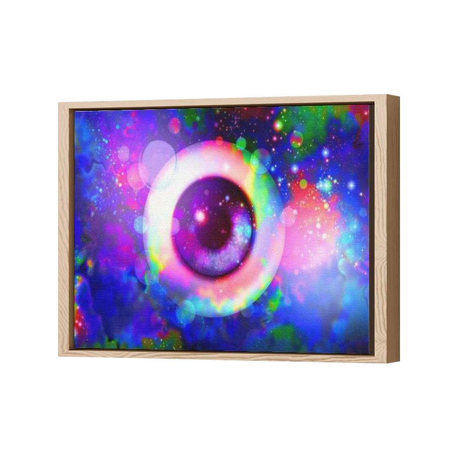 Thumbnail for Canvas - Wood Grain Floating Frame