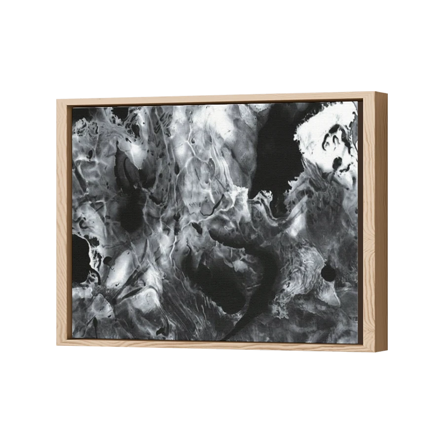 Thumbnail for Canvas - Wood Grain Floating Frame