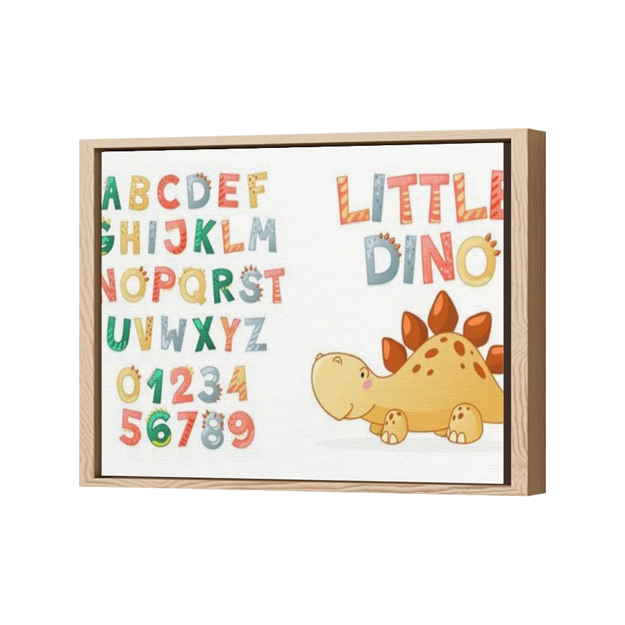 Thumbnail for Canvas - Wood Grain Floating Frame